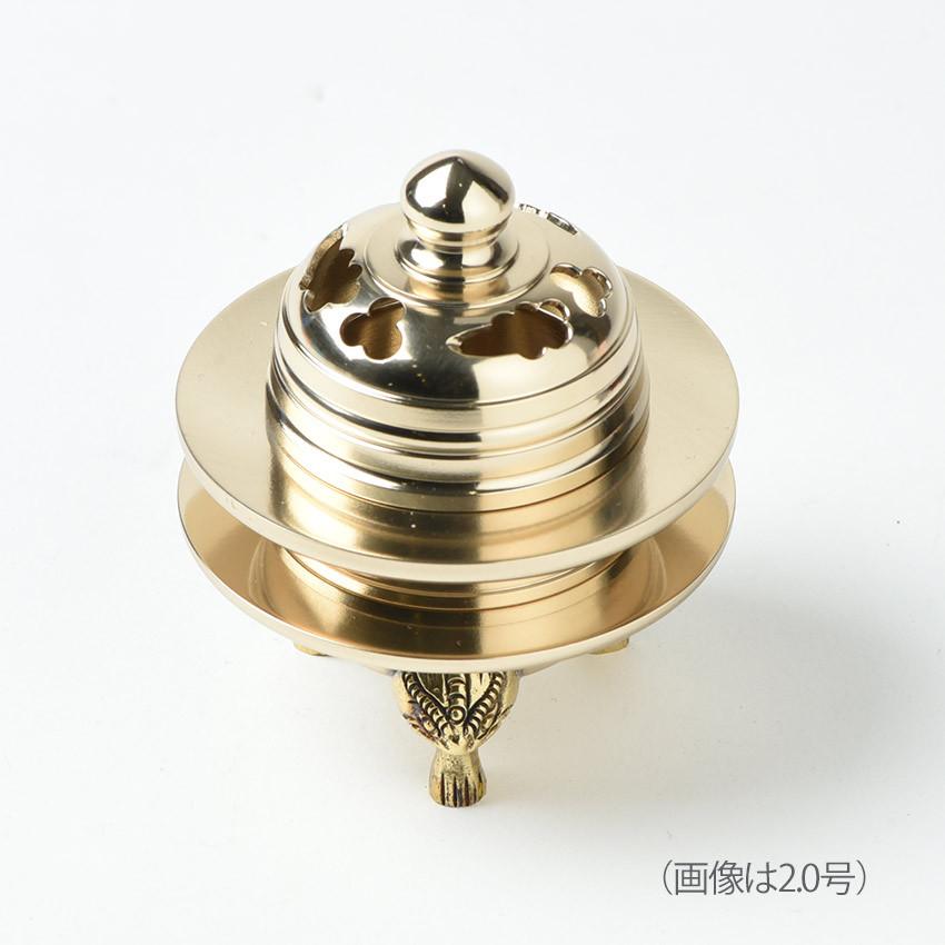 火舎香炉上磨き仕上1.6号(真宗大谷派用)/香炉_仏具用品_メモリアル_ 