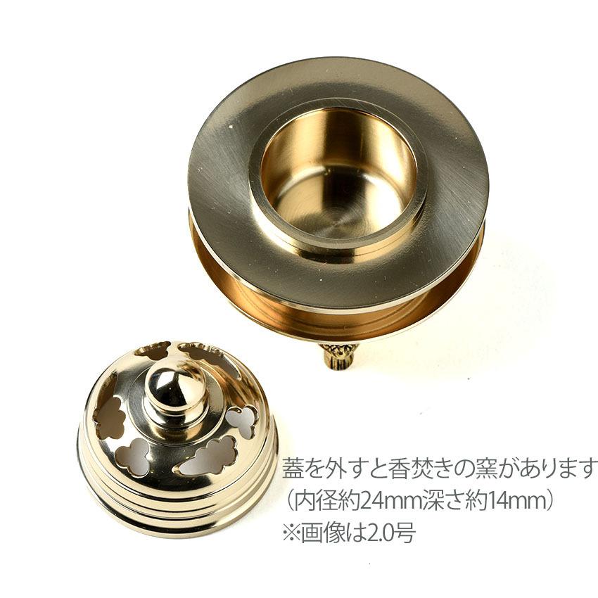 火舎香炉上磨き仕上1.6号(真宗大谷派用)/香炉_仏具用品_メモリアル_ 