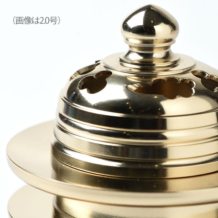 火舎香炉上磨き仕上1.6号(真宗大谷派用)/香炉_仏具用品_メモリアル_ 