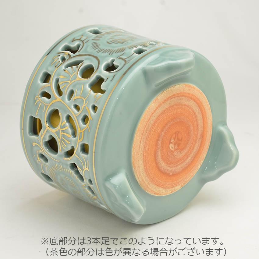 透かし香炉(真宗大谷派用)金付 3.0号 (特大)/仏具用品_葬儀_ 透かし香炉(真宗大谷派用)金付 3.0号 (特大)/仏具用品_葬儀_