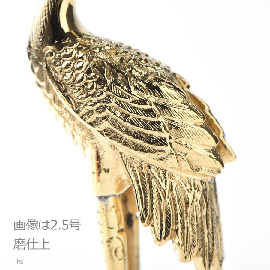 右鶴・左鶴2.5号本山彫磨き仕上真宗大谷派（東）用火立