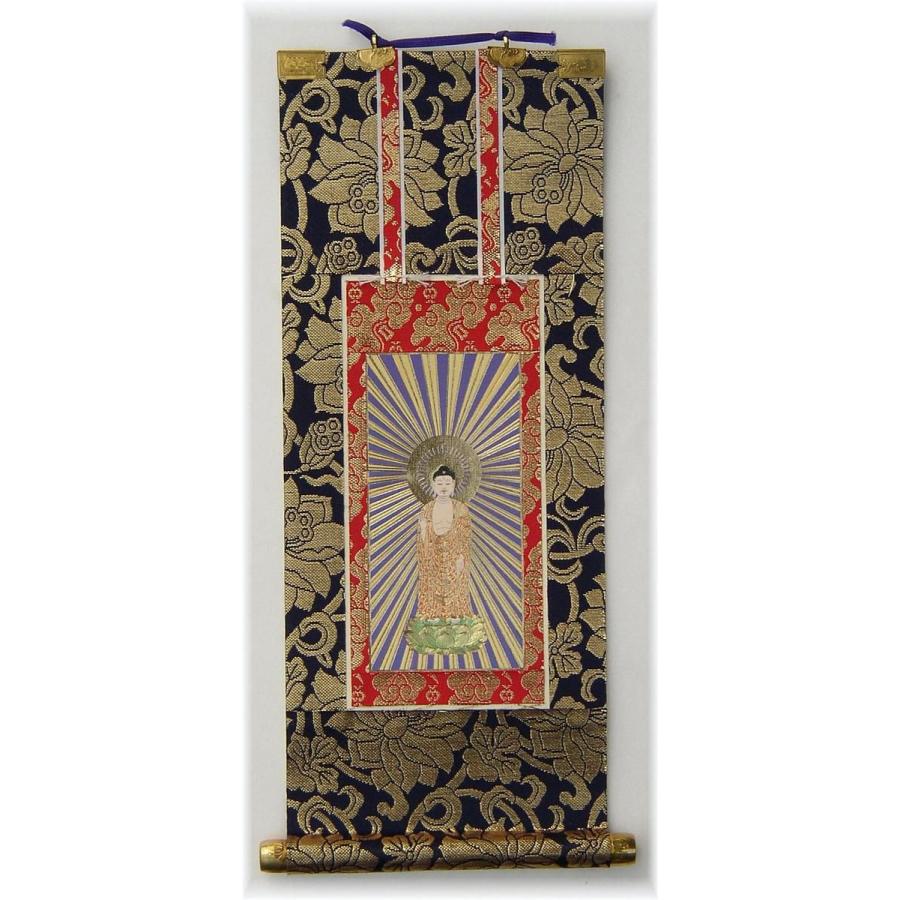 掛け軸「特製品」30代紺色仏像_用品_初盆_新盆_お盆_祭壇 : ハセガワ