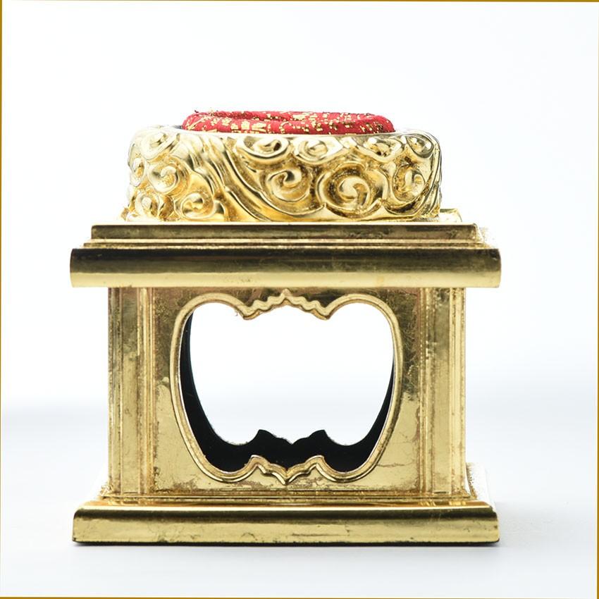 角リン台2.5号+雲輪リン台1号セット本金箔仕上 りん台 純金 東用 真宗