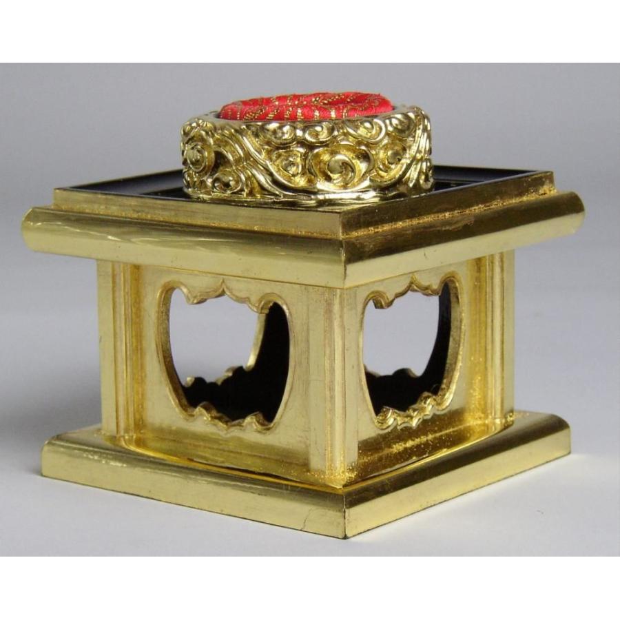 最大86%OFFクーポン 仏具 リンセット 角リン台5.0号+雲輪リン台5号