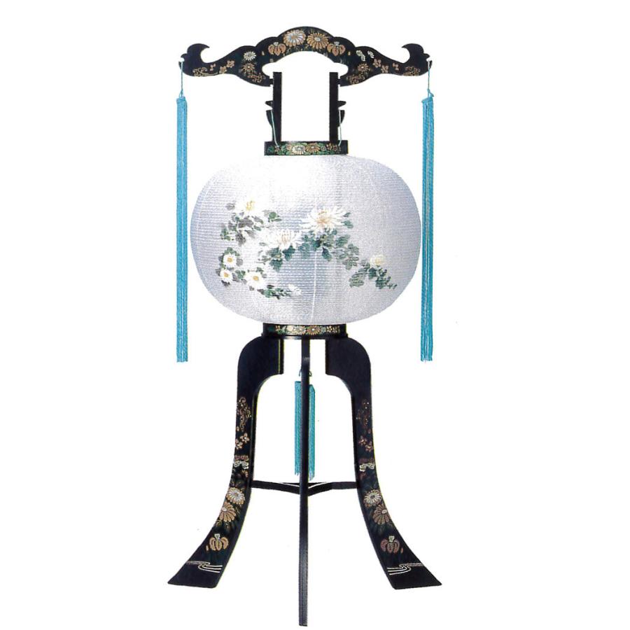 盆提灯 回転提灯 深山1号 K-221 ビニロン プラスチック台 回転灯