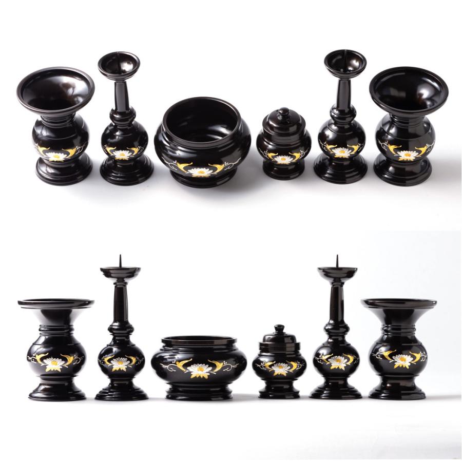仏具 燭台 黒色 2脚セット 公式】お仏壇の日本堂： お仏壇・仏具・神具の専門販売店