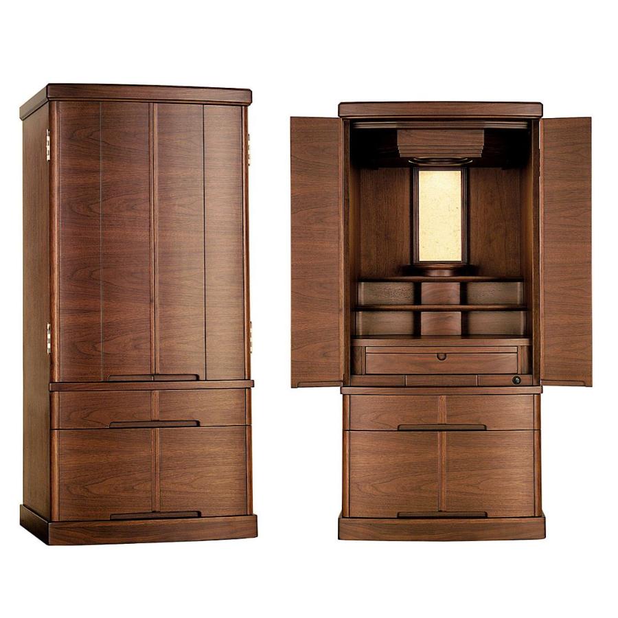 モダン仏壇　カシオペア 1200 ウォールナット [床置] Amazon | 仏壇 モダン カシオペア 1200 ウォールナット [床置