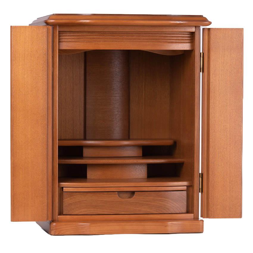 モダン仏壇 小型仏壇 ニール 16号 （高48cm）上段取り外し式 上置 お