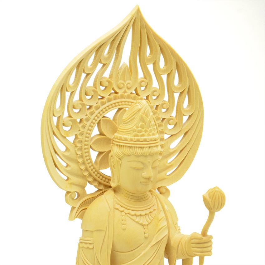 総柘植材 特上彫 仏教美術 聖観音菩薩立像 Amazon | 柘植 千手観音菩薩 立像 32cm 木彫り 仏像 | Ryusho | 仏像