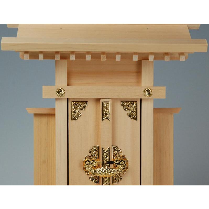神棚 大々神宮 上級品 尾州桧(木曽桧)製 国産品 一社 小型 : ハセガワ 