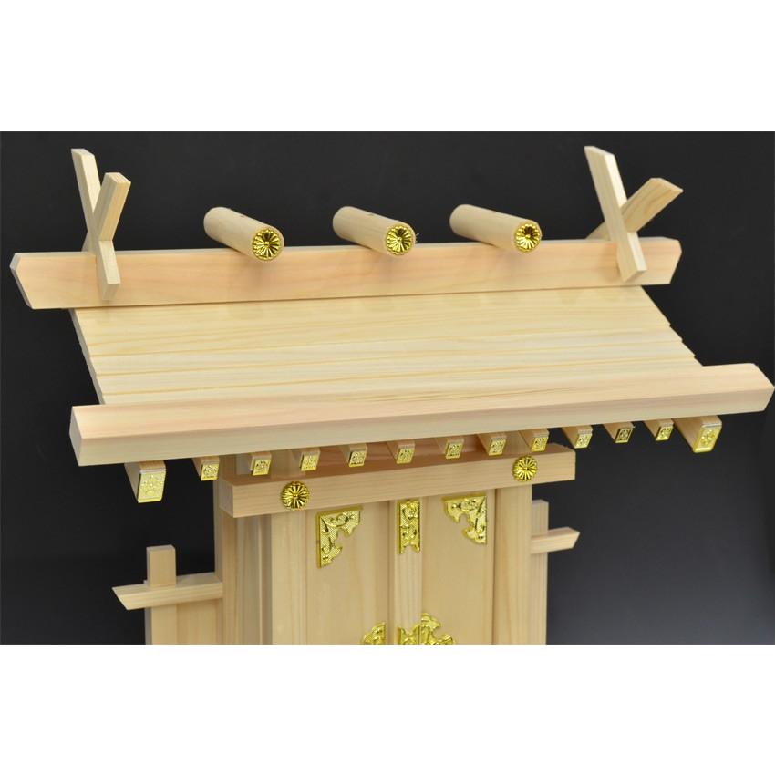 神棚 一社 送料無料 神具 付 神棚セット 中神明 (高41札丈31) 東 神棚 一社 送料無料 神具 付 神棚セット 中神明 (高41札丈31) 東