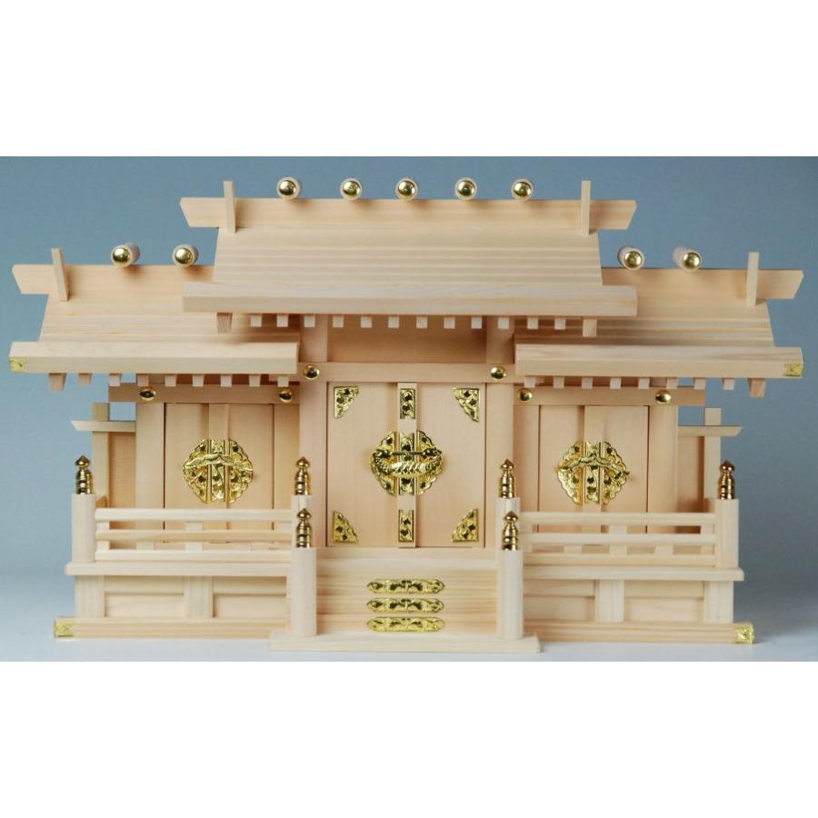 匠造り □ 木曽ひのき □□ 王道 屋根違い 三社 特大型 □ 極上 匠造り □ 木曽ひのき □□ 王道 屋根違い 三社 特大型 □ 極上