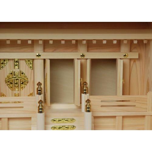 箱宮NO90タイプ16号神棚（箱型神棚）ひのき製国産品