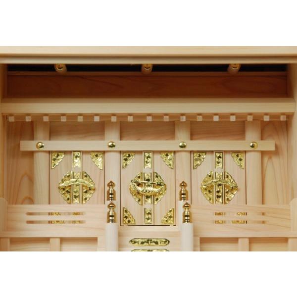 箱宮NO90タイプ16号神棚（箱型神棚）ひのき製国産品
