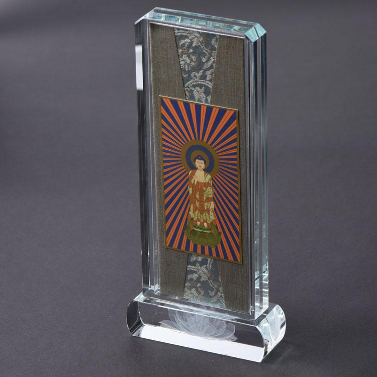 掛け軸 スタンド式 掛け軸TAR型 クリスタル 本尊 単品販売/スタンド式