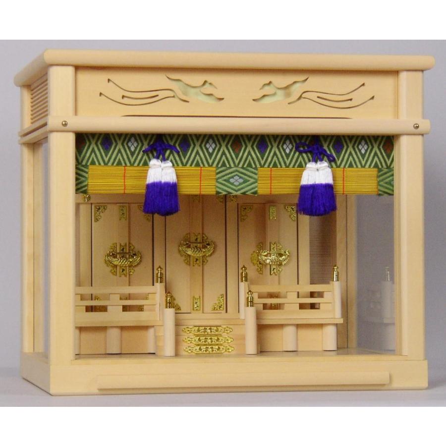 青鳳18号（ガラス宮）神棚 : ハセガワ仏壇 - 通販 - Yahoo!ショッピング