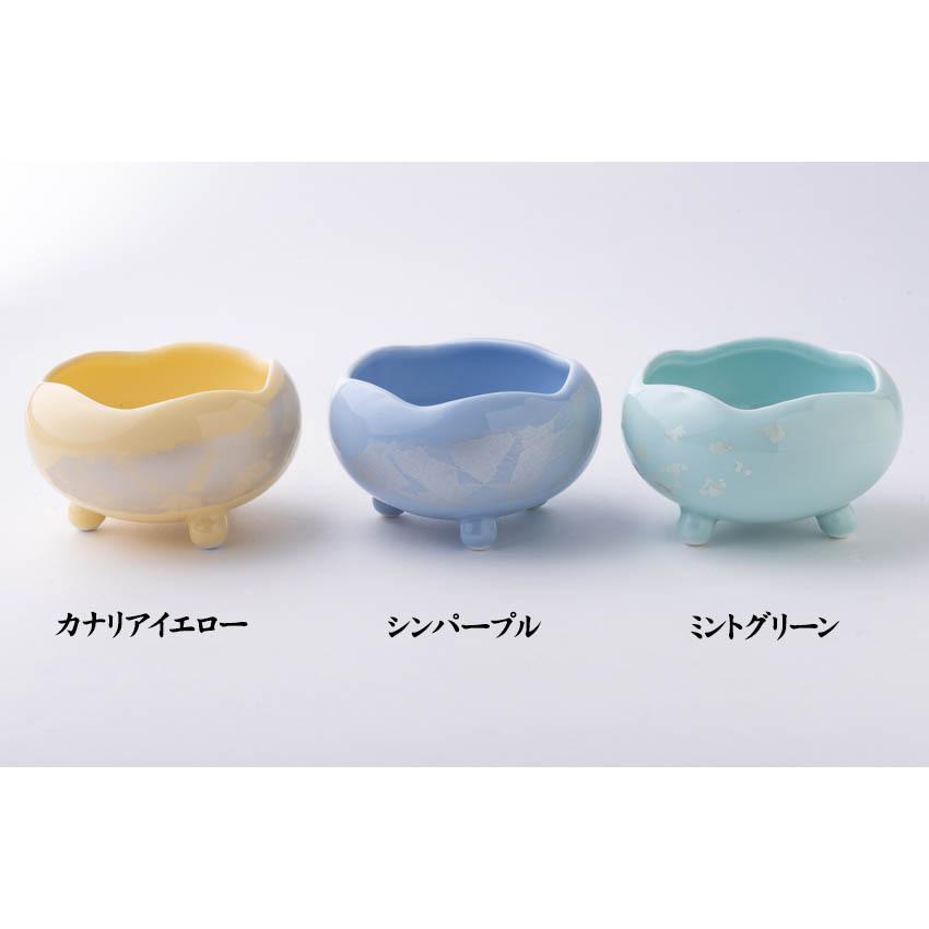 香炉 仏具 モダンで かわいい 陶器製 ほのか 前香炉 中 3.0寸 約88mm
