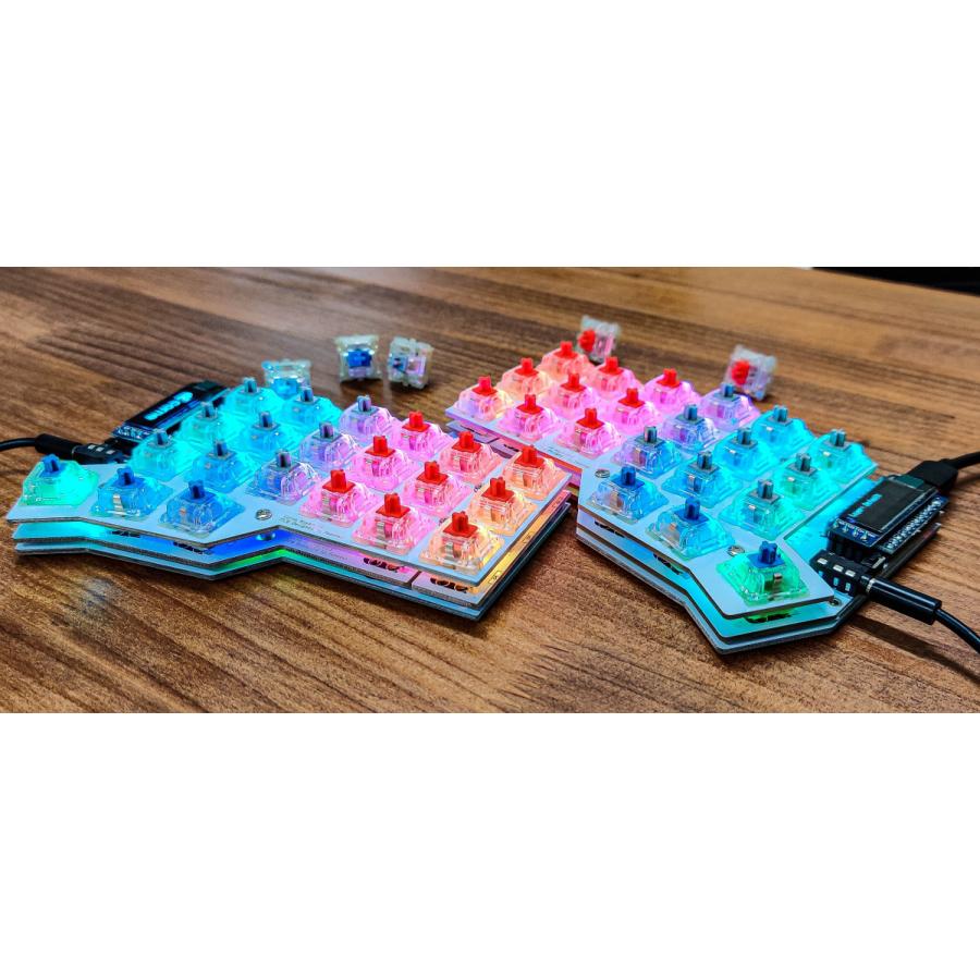 自作キーボード Bluetooth接続　corne 組立済 名作コンパクト分離型キーボード！corne keyboardを紹介します！ - NENZOP