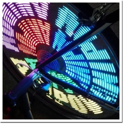 ☆未開封 アニポブ☆自転車ホイール用 自転車用 LEDイルミネーションホイール【アニポブANIPOV☆スターター
