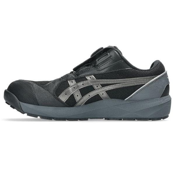 ASICS ウィンジョブ CP229 BOA 安全靴 ブラック/ガンメタ ASICS（アシックス） 安全靴 新作 ローカット ウィンジョブ CP229 BOA