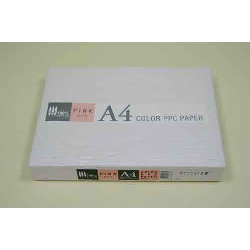 カラーコピー用紙 ピンク A4 500枚 | 