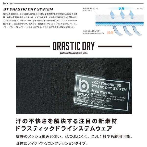 BODY TOUGHNESS おたふく手袋 BTドラスティックドライ 前開きロング