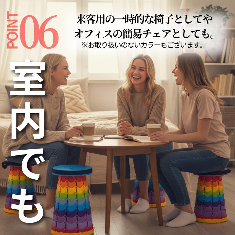 折りたたみ椅子 軽量 アウトドアチェア 強化版 3点ロック 伸縮