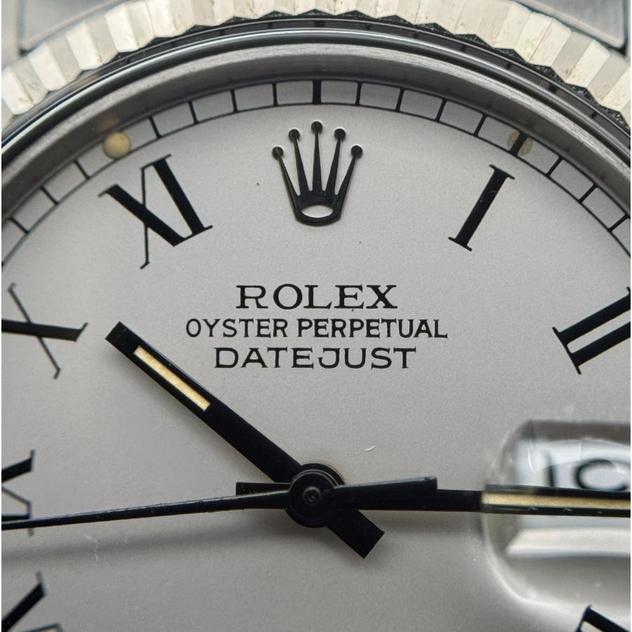 ロレックス　ＲＯＬＥＸ　１６０１４　Ｒ番　デイトジャスト　グレー　バックリー　ＳＳ／WＧ　自動巻　保証書 | ROLEX | 02