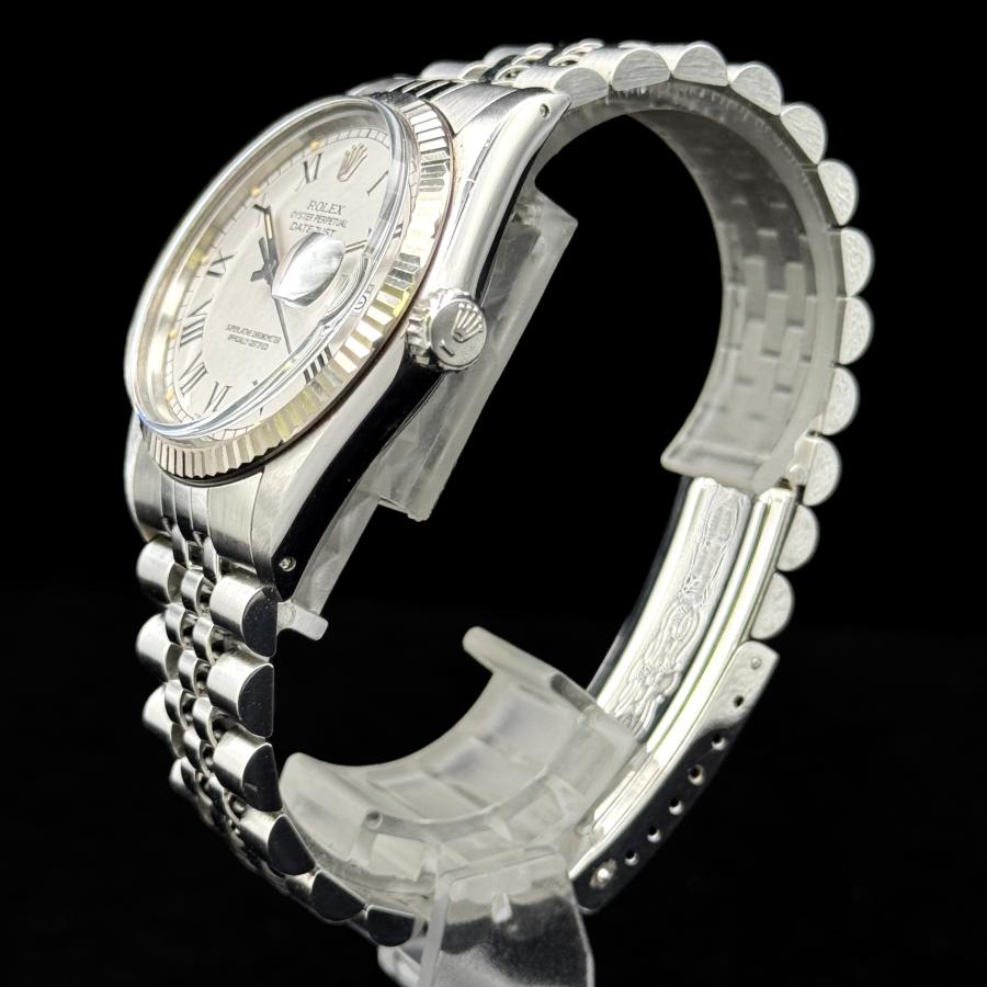 ロレックス　ＲＯＬＥＸ　１６０１４　Ｒ番　デイトジャスト　グレー　バックリー　ＳＳ／WＧ　自動巻　保証書 | ROLEX | 04
