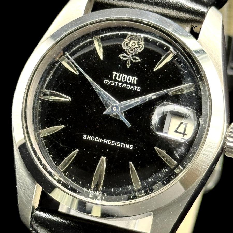チュードル　ＴＵＤＯＲ　７９６２　オイスターデイト　ＳＳ　黒文字盤　手巻き | TUDOR | 01