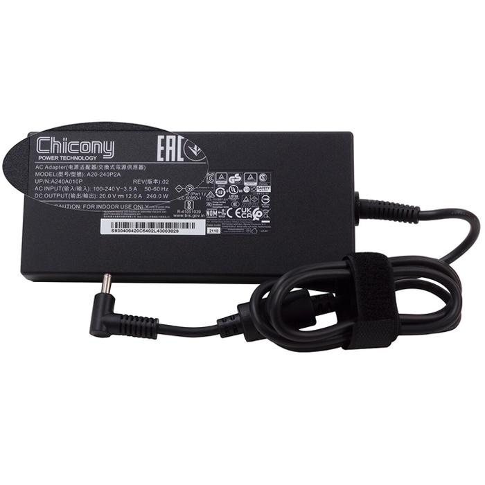 純正新品 Chicony A20-240P2A 20V 12A 240W AC電源アダプター DC