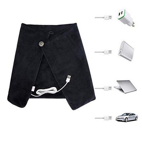 USB発熱ひざ掛け 肩掛け 電気毛布 ブランケット 洗える ECO あったか