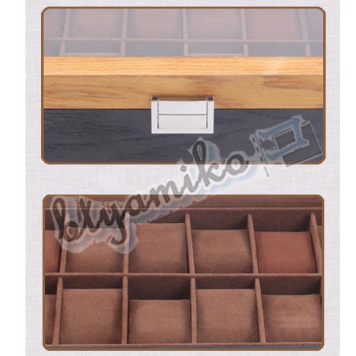 時計ケース ピアノ調仕上 腕時計収納ケース 木製6/10/12本用