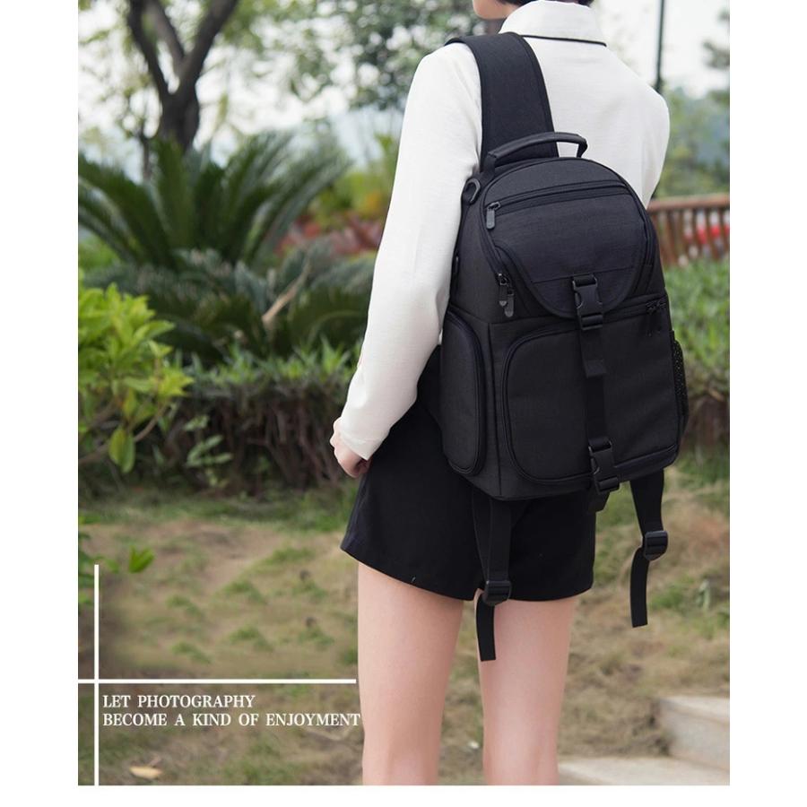 一眼レフ カメラバッグ メンズ レディース カメラ 保護 軽量 ミラー