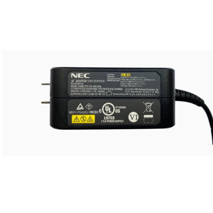 新品純正 NEC LAVIE Direct NS(A) 用 45W トラベル ACアダプター20V 2.25A PA-1450-55NL PC-VP-BP124 DCコネクタ：丸型 外径約4.0mmФ　内径1.7mmФ｜btyamiko｜02