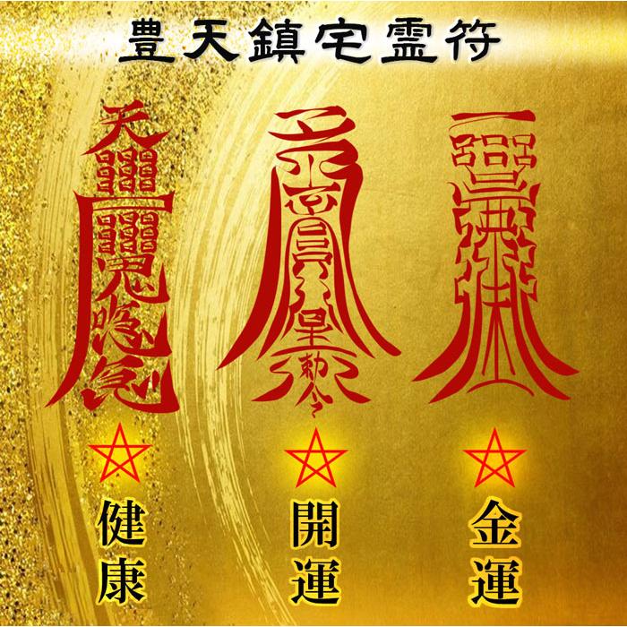 開運 金運 健康 】願いが叶う 護符 豊天 鎮宅 霊符 Tシャツ : おもしろ