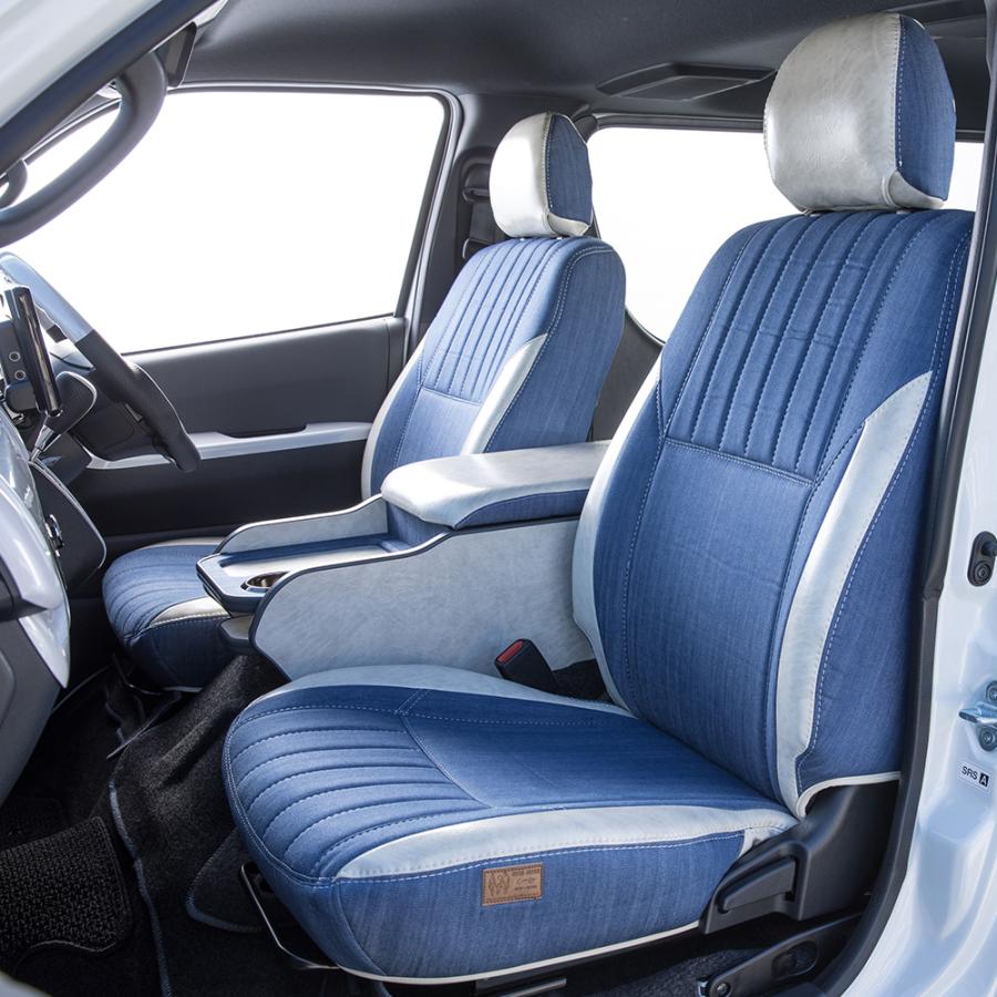 デニムシートカバー 【フロントのみ】【セカンドシートのみ