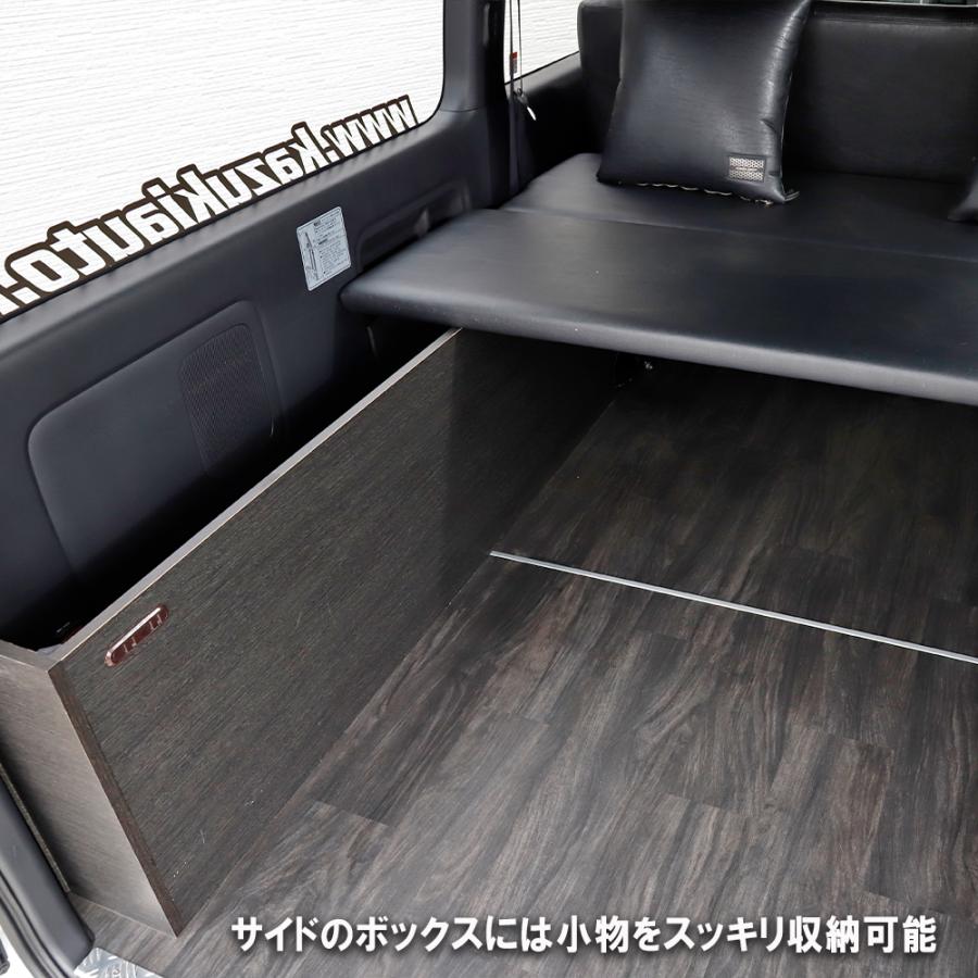 BUAN JAPAN 【ブラックレザー】ボックスベッドキット ハイエース200系