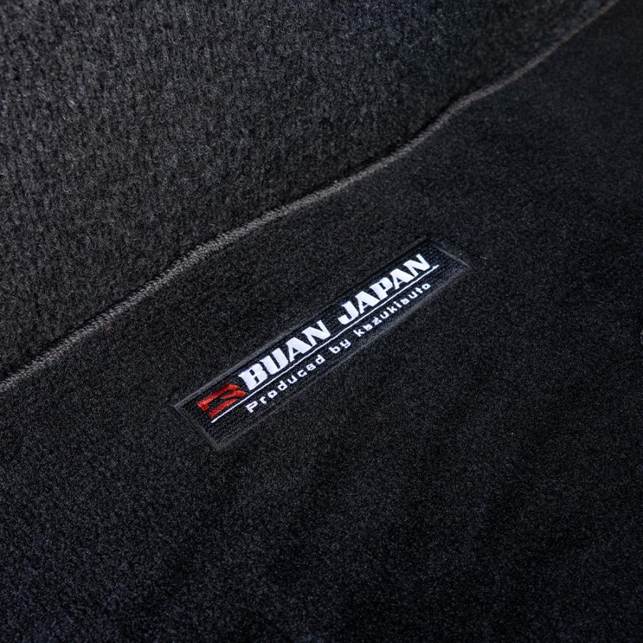 BUAN JAPAN フロアマット ファインテックツアラー ミドルルーフ2,3列目用 8型 9型 新型 ハイエース 専用設計 マット ...