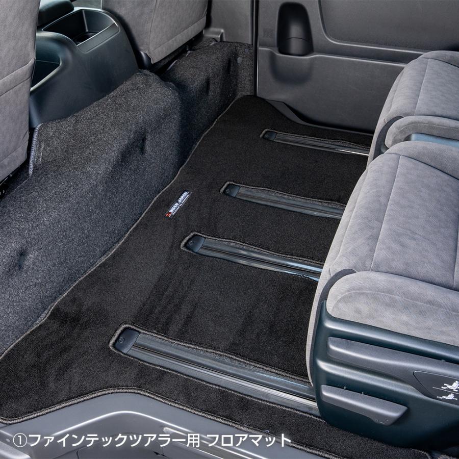 BUAN JAPAN ファインテックツアラー マットセット 4点 フロアマット