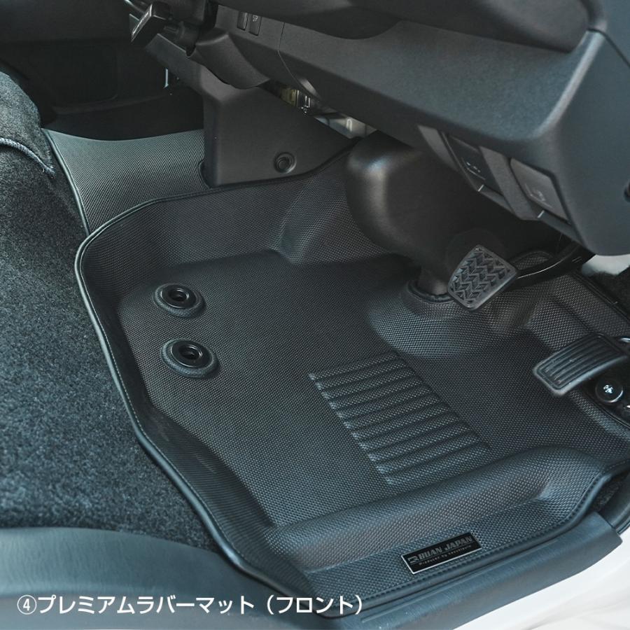 BUAN JAPAN ファインテックツアラー マットセット 4点 フロアマット