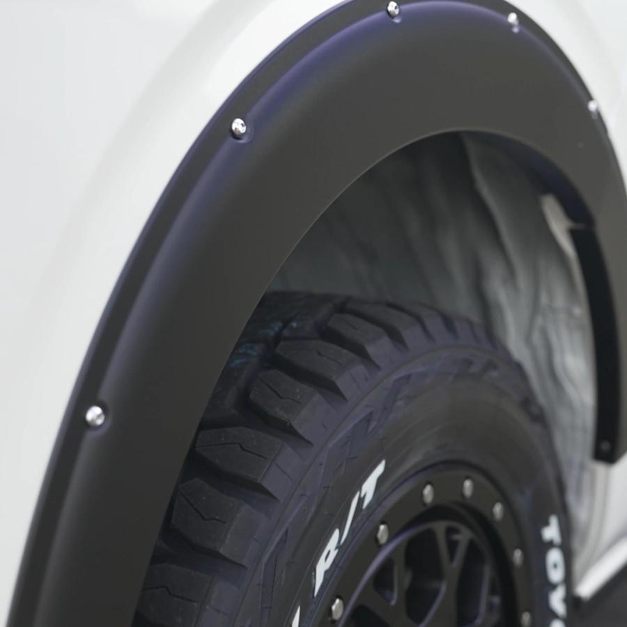 ラギッドX UP-STYLEオーバーフェンダー RUGGED ハイエース 標準ボディ 