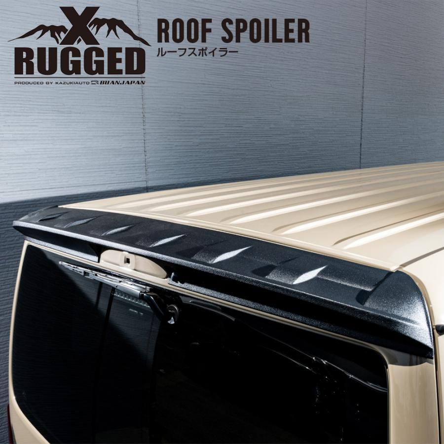 RUGGED X ルーフスポイラー【ラプターブラック】 標準ボディ専用 AES
