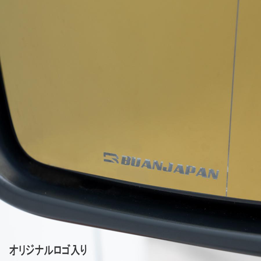 BUAN JAPAN ワイドアングルドアミラーレンズ 左右2枚セット ハイエース