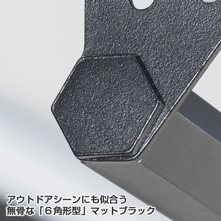 ハイエース グランドキャビン リア ラック イレクター キャンプ テーブル チェア テント置き ハンガーラック フェンダー上に BUAN JAPAN リアゲートハンガーラック ハイエース200系 1型〜8型 9型