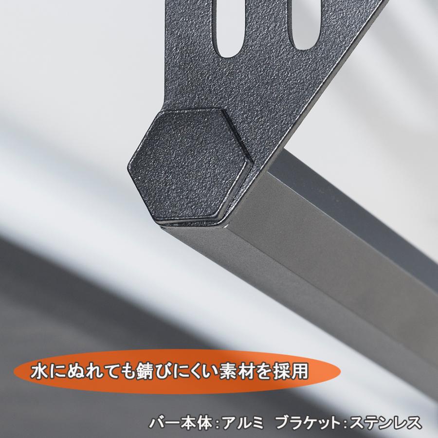 BUAN JAPAN リアゲートハンガーラック ハイエース200系 1型〜8型 9型