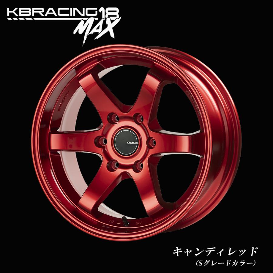 KBRACING18 MAX × ヨコハマパラダPA03 タイヤホイール4本セット【S