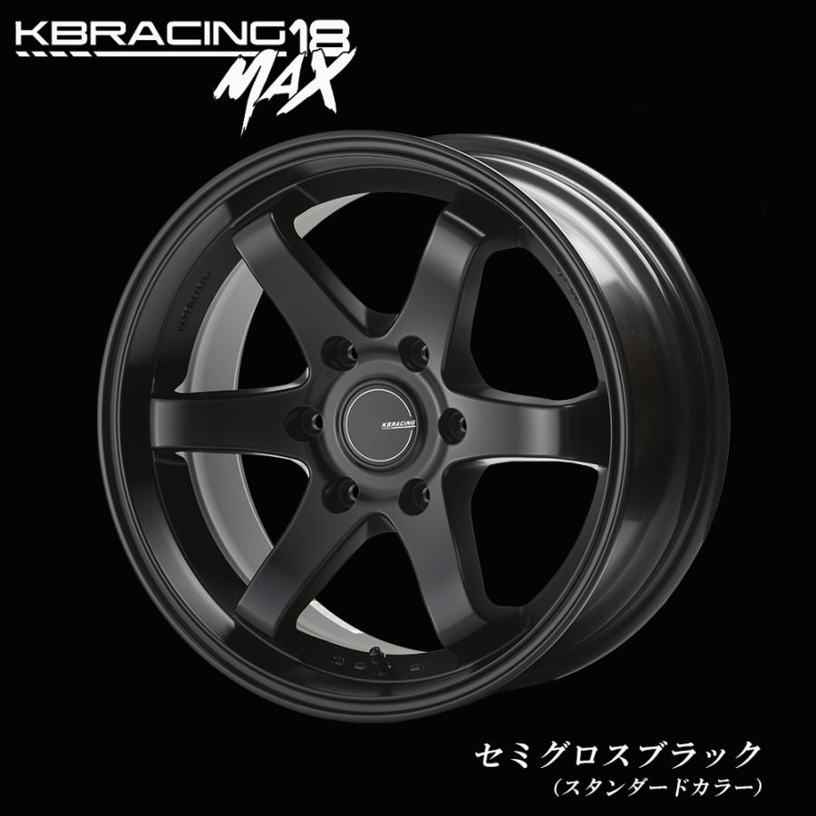 KBRACING18 MAX × ヨコハマパラダPA03 タイヤホイール4本セット