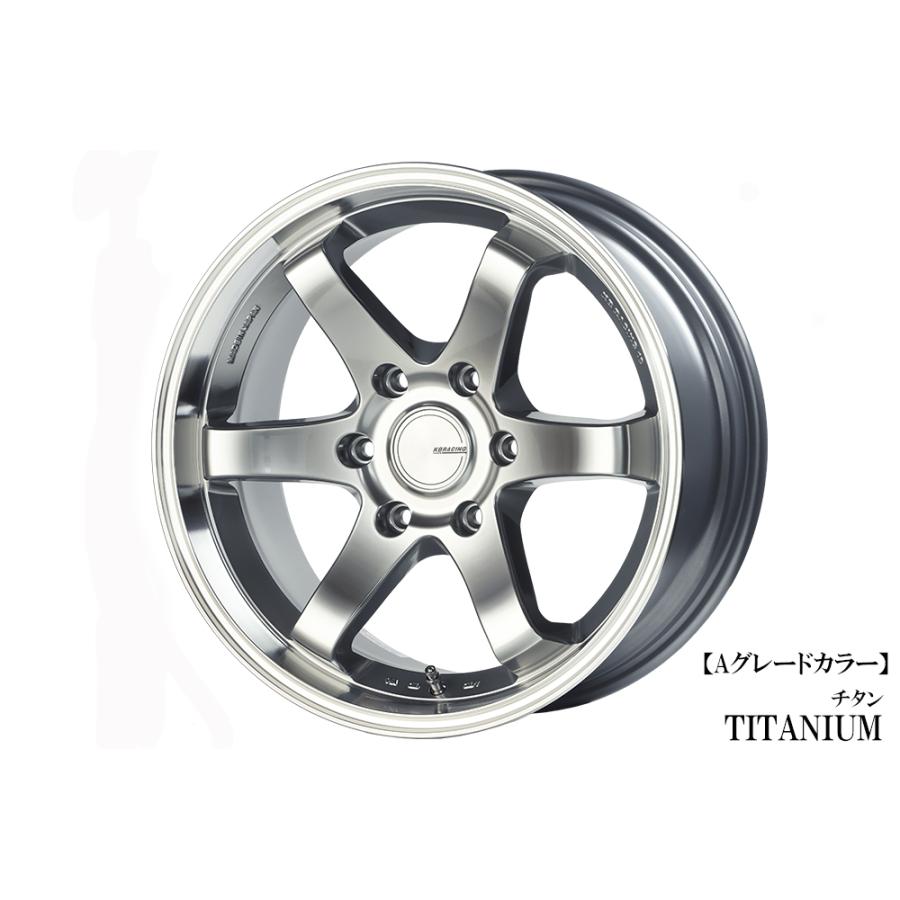 KBRACING18 MAX 6.5J × ヨコハマパラダPA03 タイヤホイール4本セット