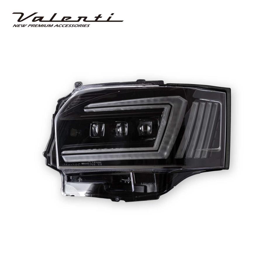 【VALENTI】200ハイエース用ジュエルヘッドランプULTRA［5型〜 スマートエントリー付き］ハイエース　8型　9型　新型　ダークプライムS_9